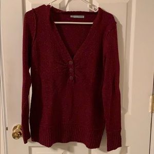 Maurices sweater in maroon . Large